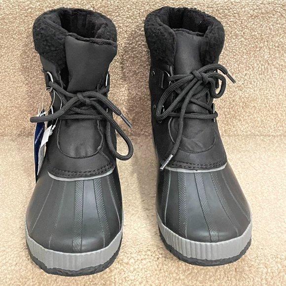 NIB $100 Black JBU by JAMBU Cleveland Waterproof Rain Boots 9 1/2 M - Picture 3 of 6